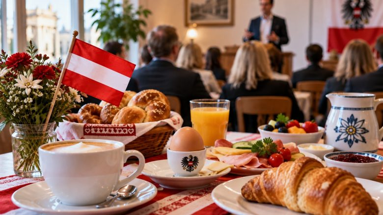 Frühstück und Vortrag